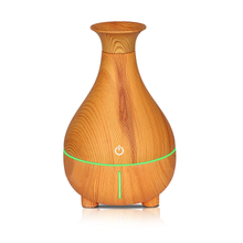 Hot-Selling Wooden Grain 6 Led Colors 220ml Humidifier