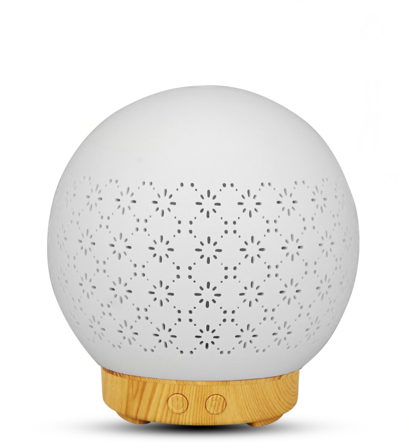 Aroma Essential Oil Diffuser With Changing LEDs Moon Humidifier