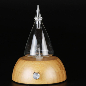 Glass Reservoir Nebulizing Pure Essential Oil Aromatherapy Diffuser Auto Shut Off/Led Light