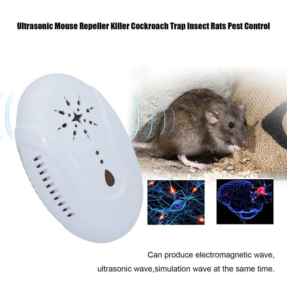 Ultrasonic Pest Repeller Electronic Rat Mice Bug Anti Mosquito Pest Control Reject Devices