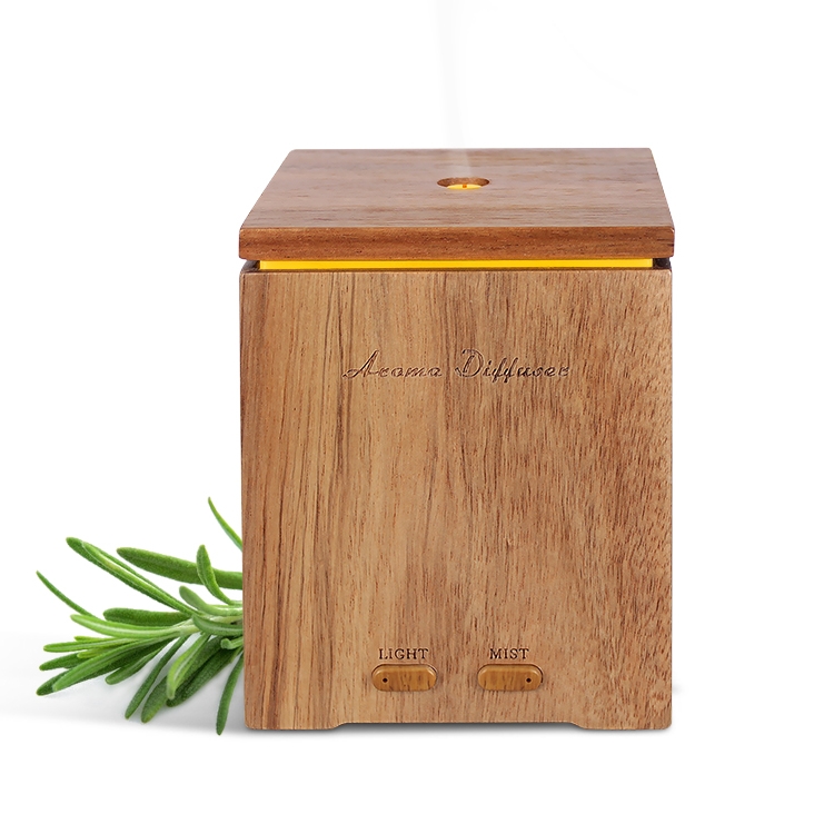 Essential Oil Diffuser Ultrasonic Real Wood Aroma 200ml Yoga Spa